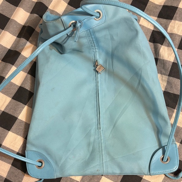 Sky Blue Drawstring Backpack - Picture 4 of 6